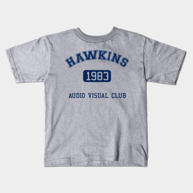 Hawkins AV Club 1983 Kids T-Shirt by RisaRocksIt